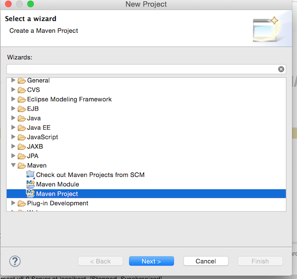 New Project Dialog